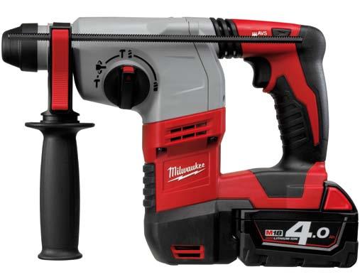 HD18 H M18 compact 3-mode SDS hammer drill HD18 HX M18 compact 3-mode SDS hammer drill High powered moto gives corded tool performance REDLINK overload protection electronics in tool and battery pack