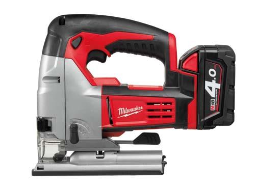 hd18 JS M18 heavy duty JIgSaW hd18 JSB M18 heavy duty Body grip JIgSaW Milwaukee s high performance 4-pole motor delivers maximum power whilst maximising the power to weight ratio REDLINK overload