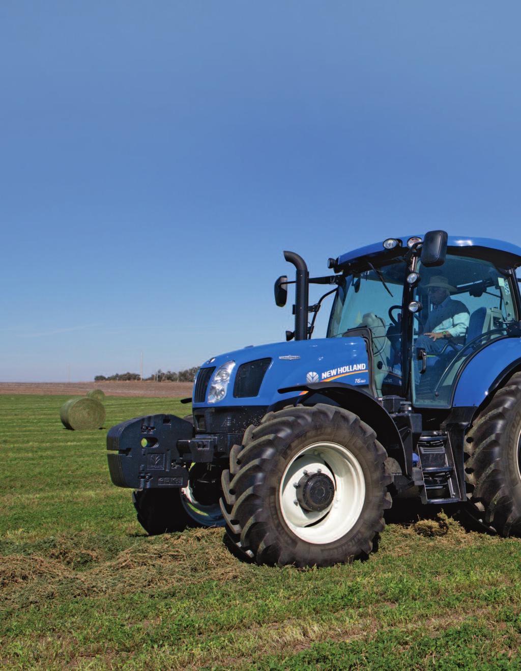 2 3 PURE POWER AND ULTIMATE EFFICIENCY FOR MIXED FARMERS When it comes to a mixed farmer's tractor, New Holland understands that no two tasks are truly alike.