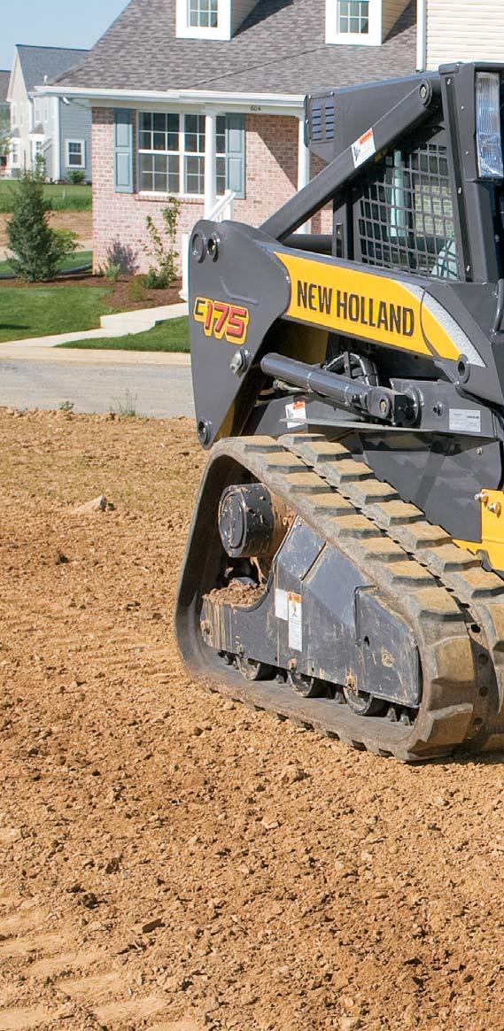 MORE ATTACHMENTS, MORE VERSATILITY Whatever you need to do dig, lift, hammer, trench, plane, mow, sweep, rake or drill there s a New Holland attachment that will get the job done.