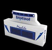 BYCOOL EVAPORATIVE UNITS: THE POWER OF WATER Bycool evaporative units are cooling systems for truck cabins and other vehicles which use the natural evaporation of water, either with the engine