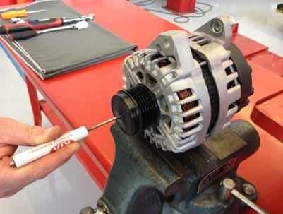 4 GDI > Engine Electrical System > Charging System > Alternator > Repair Procedures 4.