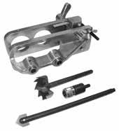 Service Equipment KD304A Boring Jig Kit The KD304A jig kit is made for boring cut-outs in wooden doors for Fed. Spec.