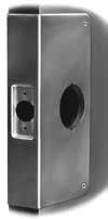 Specifications Materials: Stainless steel Finish: 630 only Escutcheon: 3 1/2 x 8 1/2 x.