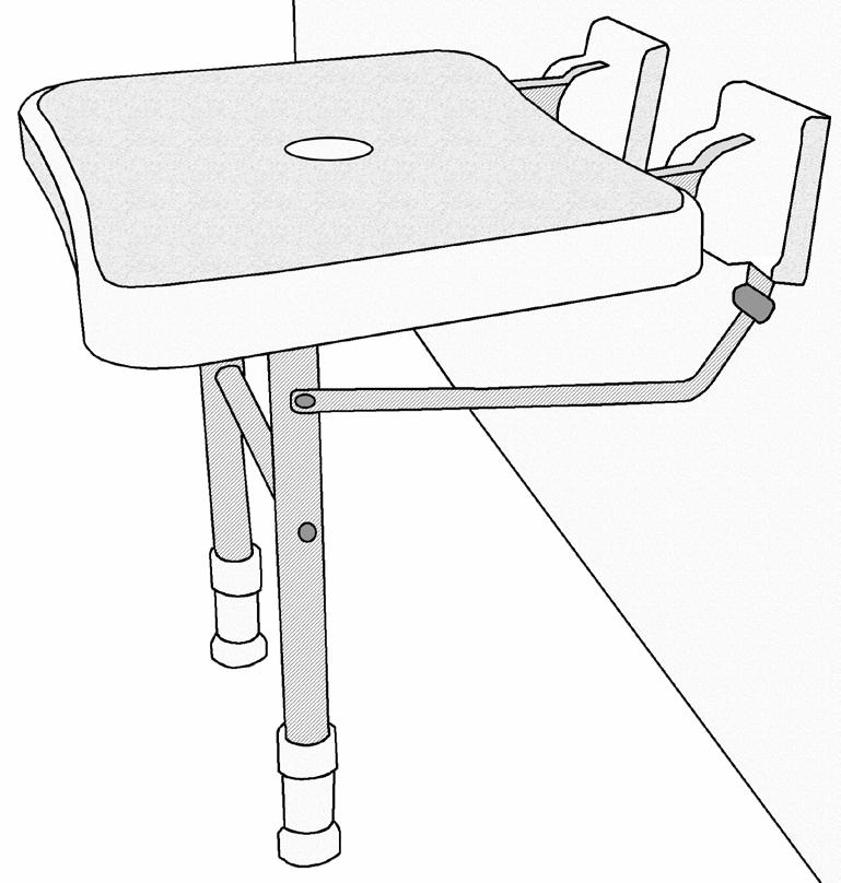 CONTROLS & OPERATION INSIDE THE CABIN FOLDING SEAT (OPTIONAL) To use, fold out the seat and legs. Ensure the seat s legs have Fig 3. FOLDING SEAT IN TRAVEL POSITION fully extended into position.