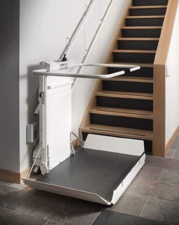 Platform stairlift DELTA DELTA Adaptable to any type of narrow or steep straight staircase The platform stairlift for straight staircases The Delta platform lift is the perfect solution to make