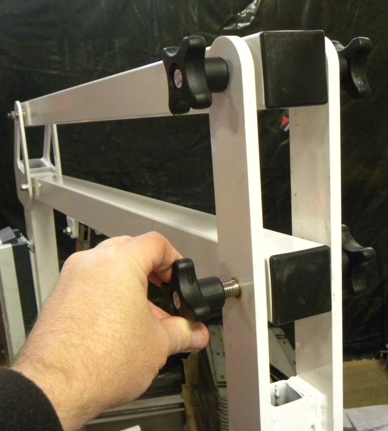STEP 1: INSTALL SLING SEAT ARM Locate the SLING SEAT ARM and the following hardware: (2) 3 QUICK-ATTACH BOLTS (2) QUICK