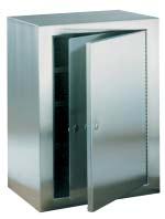 mounted or installed into right-hand corner of wall cabinet, extra wide end permits door to swing open fully, one adjustable shelf Option: SS7782-530 Locker