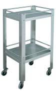 5 L UTILITY TABLES (KNOCK-DOWN) SS8214 Dressing Cart and Utility Table Table supported by four uprights and four-sided guard rails.