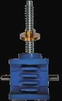 Motor ﬂange - Nema standard will rpm - IEC standard Motor ﬂange. Self locking trapezoidal screw. Worm gear ratio, normal and slow. Aluminum housing for loads upto 10kN.