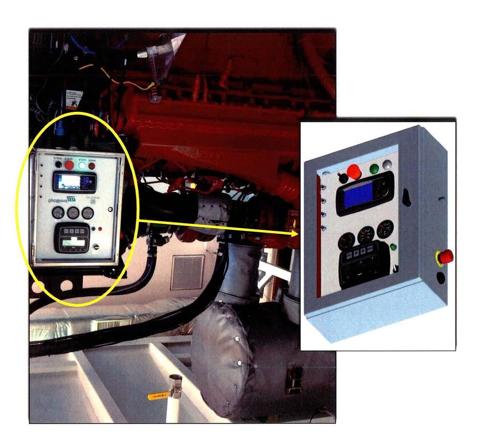 Figure 1 Fully integrated control panel that includes