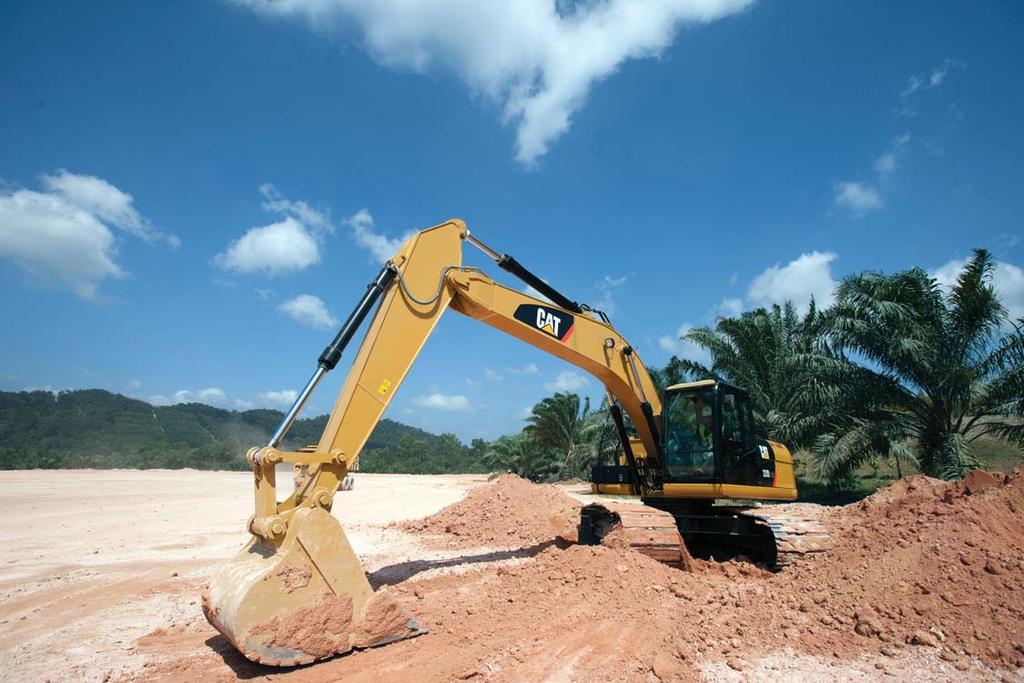 Undercarriage and Structures Strong and durable, all you expect from Cat excavators.