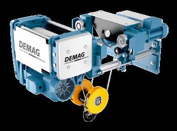 40652-1 FDR-Bas foot-mounted hoist 40653-1 The DR-Bas rope hoist with load capacities of up to 50 t is a Demag hoist that stands head and shoulders above other products in