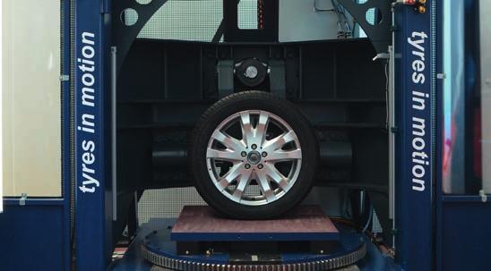 Stiffness Tyre Test Rig Fully automated static vertical, lateral, longitudinal and torsional stiffness measurements of non-rolling tyre; static stiffness data on sharp obstacles; contact patch