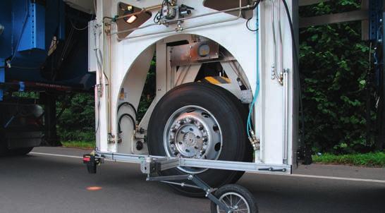 Mobile Tyre Test Trailer determination of tyre characteristics on real road surfaces and outer drum determination of tyre characteristics in different weather conditions rolling resistance