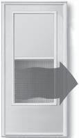 Fullview storm doors allow you to showcase your prime door as