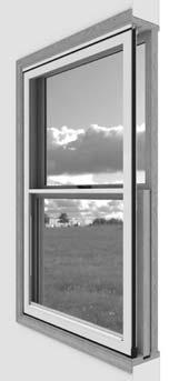 LARSON Storm Windows Single-Hung Window Best fit over single or double hung windows.