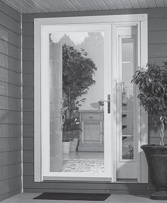 LARSON Storm Doors FULLVIEW HIDDEN CLOSER Elegant Selection - Model 159 Hidden Closer: Built into the storm door and out of sight, enhancing the inside-out view.