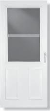 Lock with built-in security lock system (233-07 & 233-17) Sleek push-button (830-46 & 830-01) Multi-Vent glass and full screen for top and bottom ventilation control INSTALLATION Model # Size White