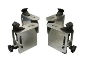 The deluxe ATV adapter kit is installed over the existing turntable clamping jaws to DECREASE