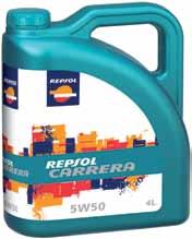 Further information at repsol.com CARRERA 5W50 API SM/CF Synthetic lubricant oil specifically developed to meet the needs of high-performance engines.