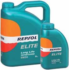Further information at repsol.com ELITE COMMON RAIL 5W30 API SL/CF ACEA A3/B4 MB 229.5 BMW LL-01 VW 502.00/505.00 GM-OPEL GM LL-A-025/GM-LL-B-025 RENAULT RN0700 Long life synthetic lubricant oil.