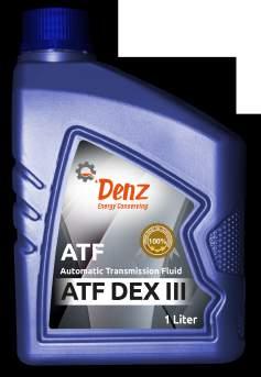 ATF, Gear oil & Coolant ATF DEX III Automatic Transmission Fluid DENZ ATF DEX III is a Transmission fluid, designed for use in modern automatic gearboxes, where GM Dexron or FordMercon specifications