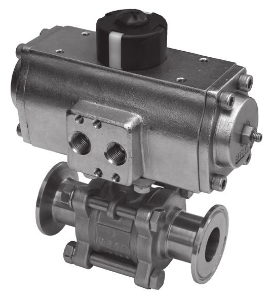 BI-SS Series BI-TORQ BI-SS Pneumatic Actuator Features STAINLESS STEEL BODY The all-ss housing is ideal for sanitary, pulp and paper, marine and a variety of other applications where