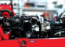 Engines standard and specially built for their application in forklifts, delivering uncompromised reliability in performance, low consumption of fuel, long exploitation period and low noise levels