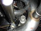 114. Remove air temp sensor from factory air inlet pipe and