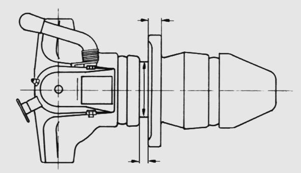 Technical drawing: Type 605 Flange Design d 2 e 2 g l 3 l 2 l 1 e 1 f c d 1 t Technical Data: Order- Type Gen. Type D- Admiss. Admiss. Trailer Weight No.