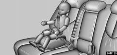 COMFORT ADJUSTMENT (C) Booster seat installation 16R139 16R052 Move seat fully back A booster seat is used in forward facing position only.