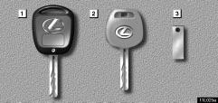 KEYS AND DOORS KEYS 11L025a Since the doors can be locked without a key, you should always carry a spare master key in case you accidentally lock your keys inside the vehicle.