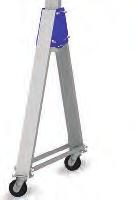 ) Adjustable Height Gantry: adjustable in 6" increments to provide different lifting heights.