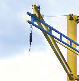 FALL PROTECTION Single Pole Systems When numerous obstacles exist in the work space and