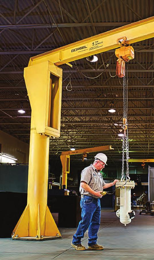 OVERHEAD SOLUTIONS FOR EVERY APPLICATION Heavy-duty I-Beam Jibs, always ready for duty.