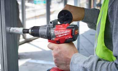 New Product Launch M18 FUEL FEATURES POWERSTATE Brushless Motor delivers 1,200 in-lbs of Peak Torque and up to 2,000 RPM for Faster Drilling Speeds REDLINK PLUS Intelligence prevents damage to the