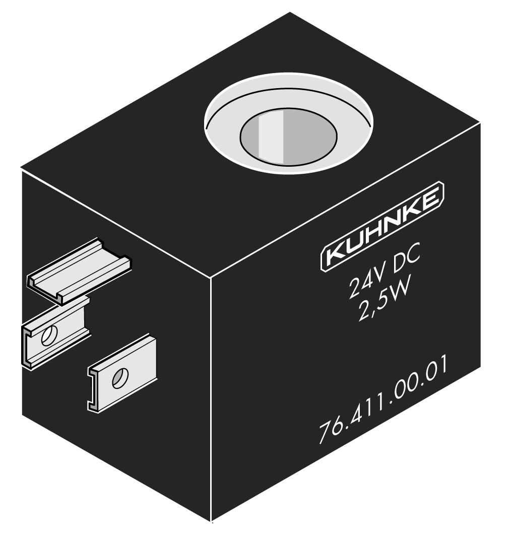 Euro Valve Parts ISO (CNOMO) Solenoid Replacement Coils For use on ISO valves with CNOMO air pilots.