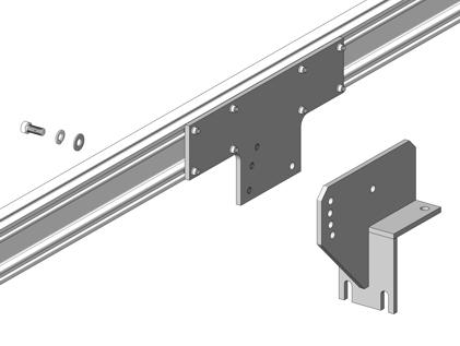 If the hex/lock bolt is inserted from the opposite side, it will not secure the Rail Bracket to the Strongback Bracket creating an unstable rack.
