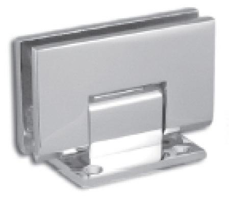 Part# C50-0004 C50-0005 C50-0011 C50-0012 Description Square Edge Wall Mount Full Back Plate Hinge: Also Available in 180* Glass to