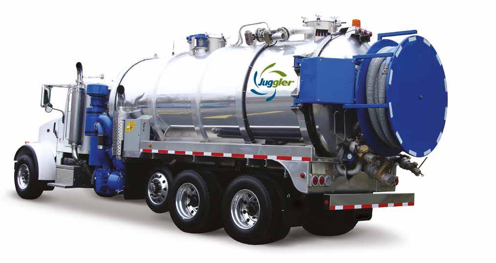 The Juggler is a unique, patented pumping and liquid-solid separating system that services grease traps and septic tanks, with no chemicals.