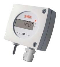 +400 C (TST-B) from -20 to +80 C (TST-E) C or F TST-E Waterproof IP30 TST-M Ambient TST-B Optional remote
