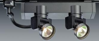 or economical T4 halogen lamps with an aluminum reflector and anti-glare