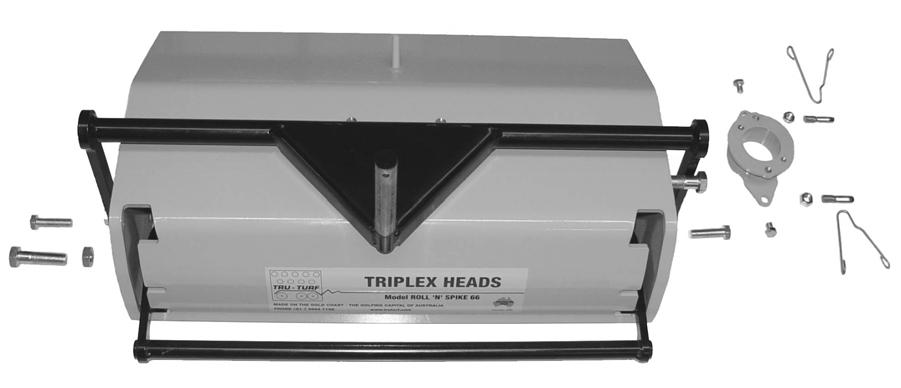 TRIPLEX ROLLER / SPIKER HEADS - Operation, Maintenance & Parts Manual