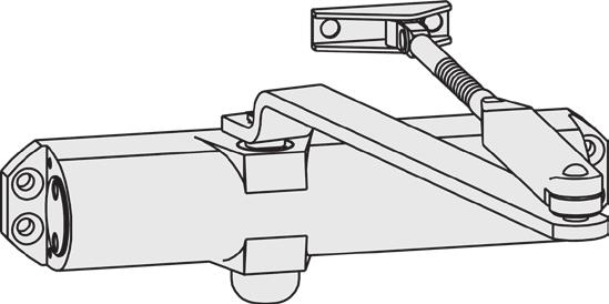 dormakaba 7300 surface applied door closer How to order 7300 Series Series 7300 73 Spring Size 05 04 03 04 Round Arm Non-Hold Open, Tri-Pack Round Arm Non-Hold Open, TJ 4" 8" Reveal Round Arm