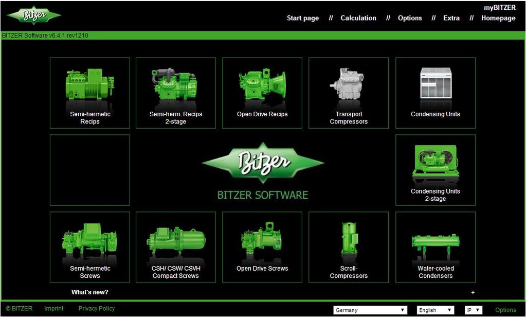 7 Using BITZER Software BITZER has an online software than can be used not only for