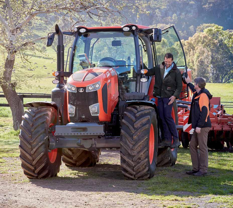 M7-1 DREAM BIG WITH A THE TIME HAS COME TO THINK BIG WITH A M7-1 TRACTOR. The Kubota M7-1 Series is our most powerful and versatile tractor ever.