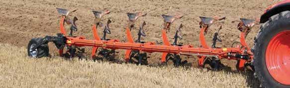 RM2005 Non-stop 85 30-45 3-5 RM3005V Non-stop 85 30-50 3-6 * Most plough models are extendable by one furrow to the maximum size indicated above.