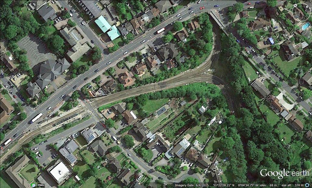 To Beckenham Junction / Elmers End Sandilands tramstop Site of accident Direction of travel To Croydon and Wimbledon To New Addington Figure 1: Google image showing area where accident occurred The