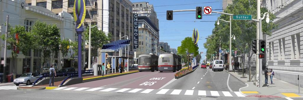 Project Purpose Van Ness BRT will: Improve transit reliability, efficiency, connectivity and accessibility Separate autos from transit Reduce delays associated with loading and unloading,